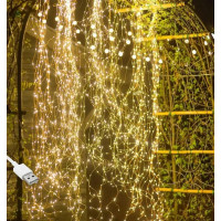 Новорічна світлодіодна гірлянда Кінський хвіст без режимів — стильне рішення для святкового декору